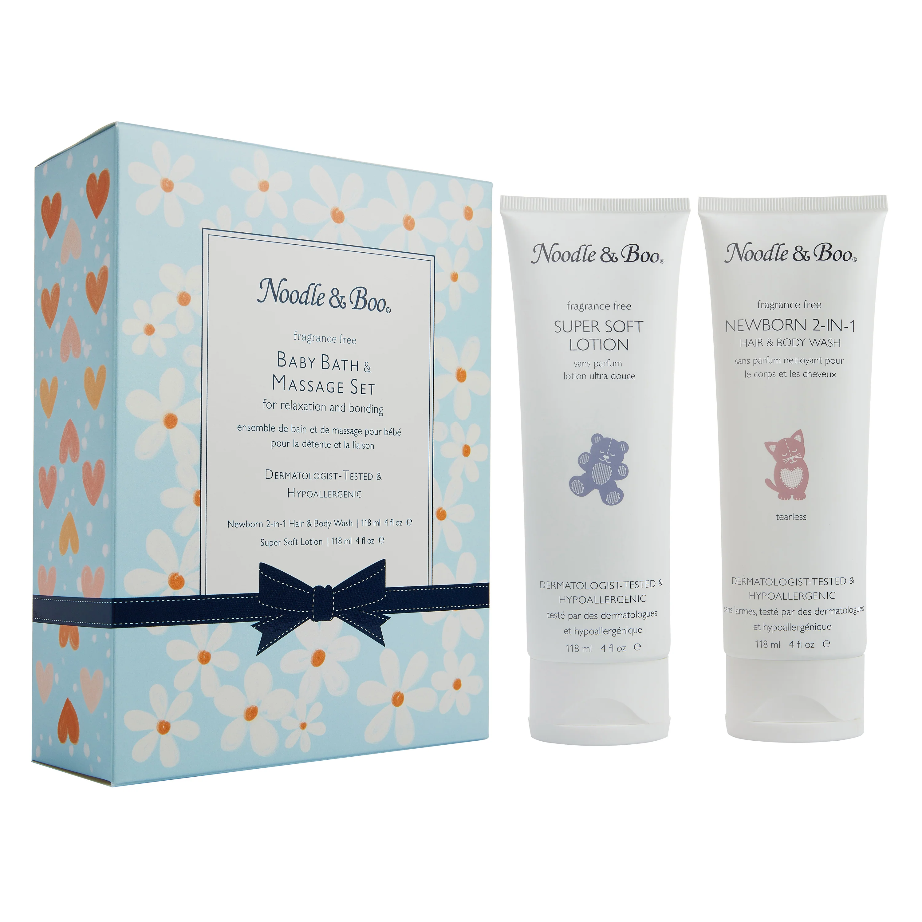 Baby Bath & Massage Fragrance Free Gift Set - Image 2